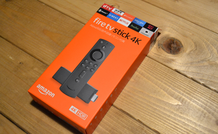 Fire TV Stick 4Kのパッケージ